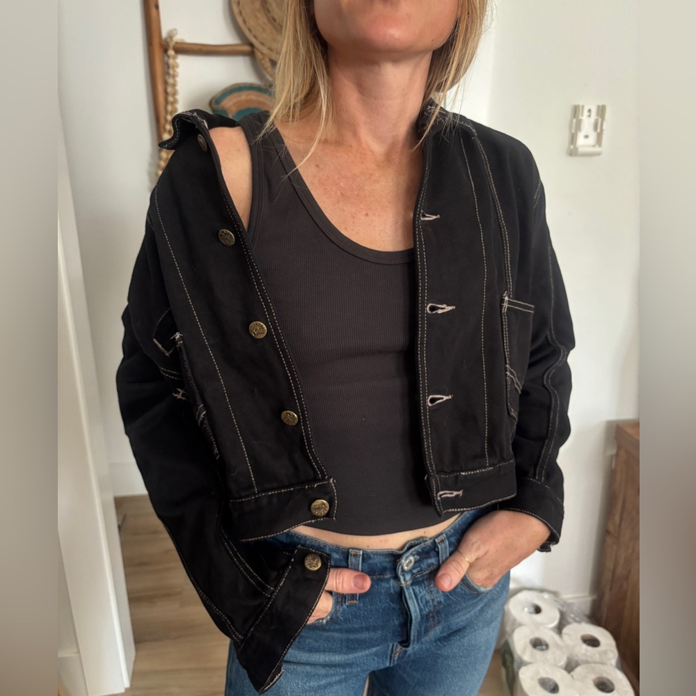 Vintage 90’s Anchor Blue Jean Jacket